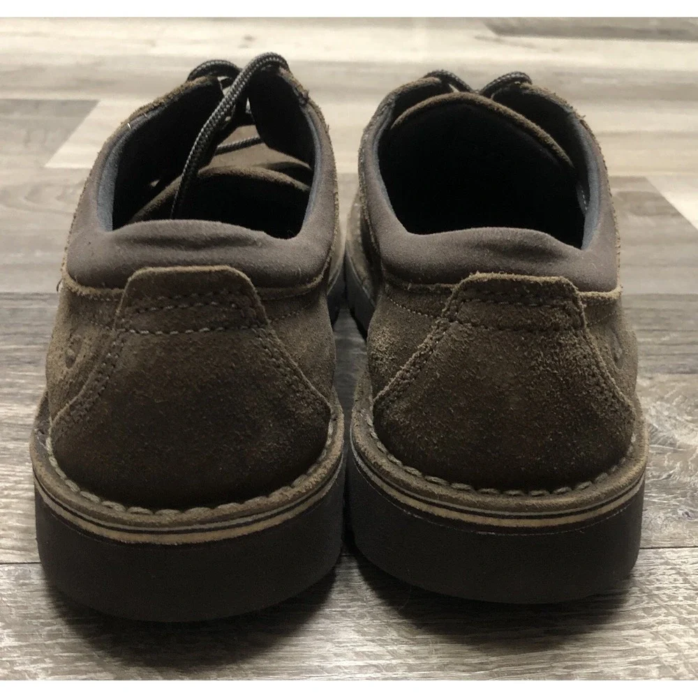 Clarks Oxford Shoes Men's 11.5 Brown Suede Eastford Low‎